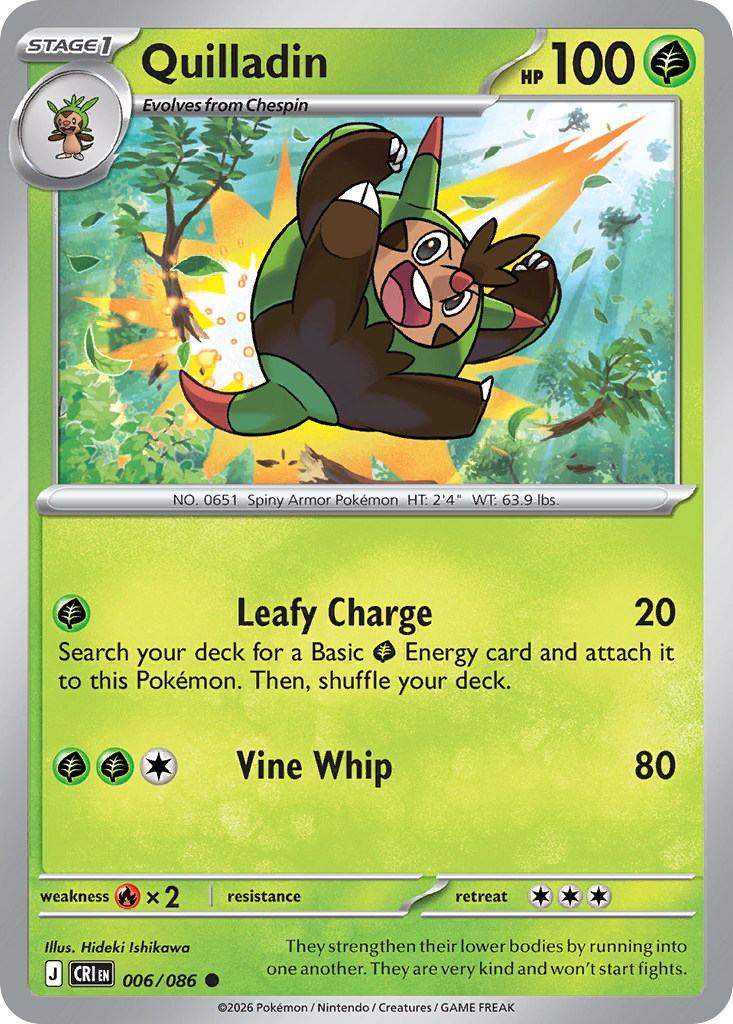 Quilladin - 006/086 - Common