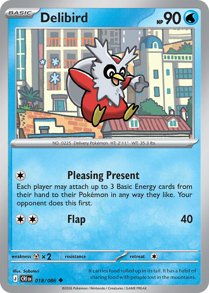 Delibird - 018/086 - Uncommon