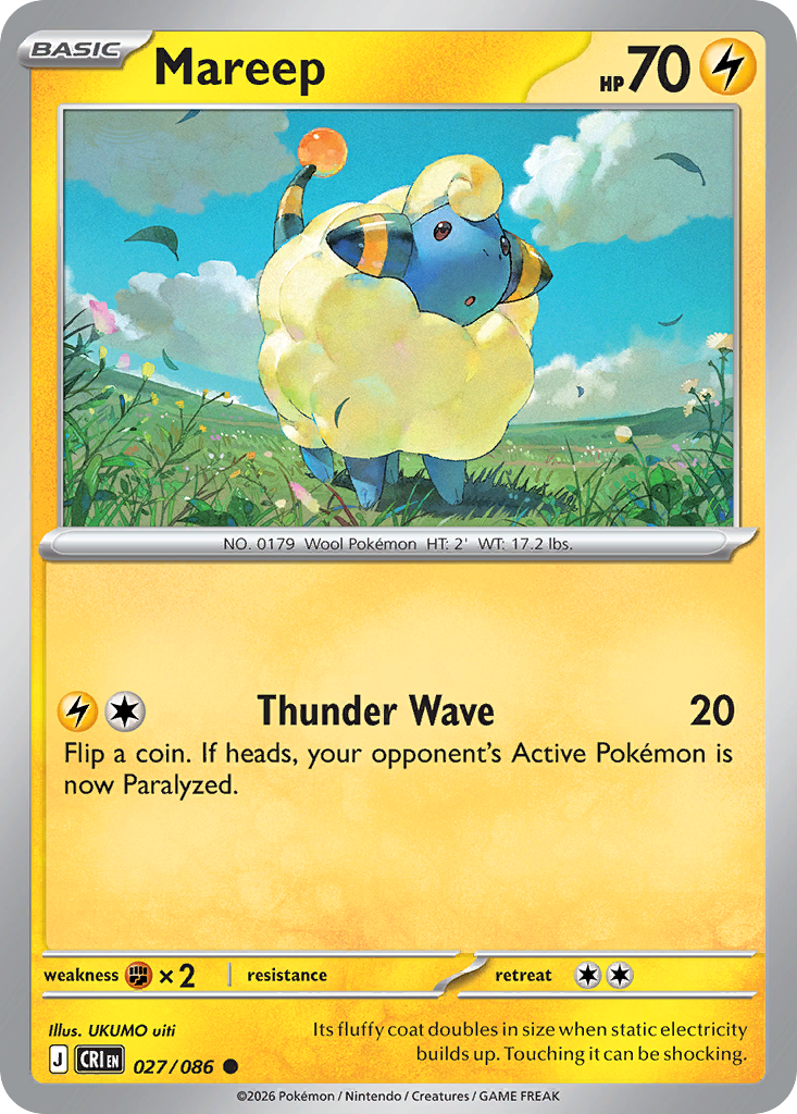 Mareep - 027/086 - Common