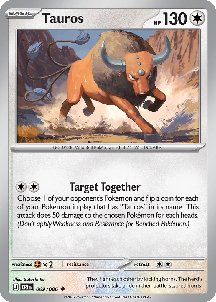 Tauros - 069/086 - Uncommon