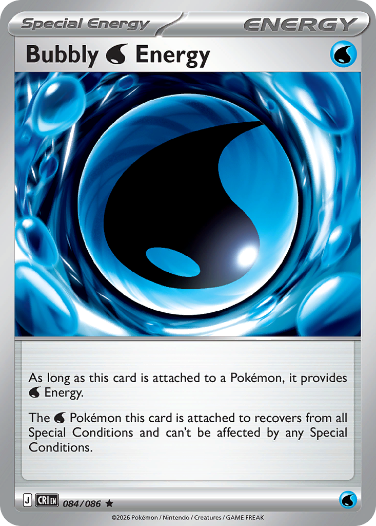 Bubbly-Water-Energy - 084/086 - Holofoil - Rare