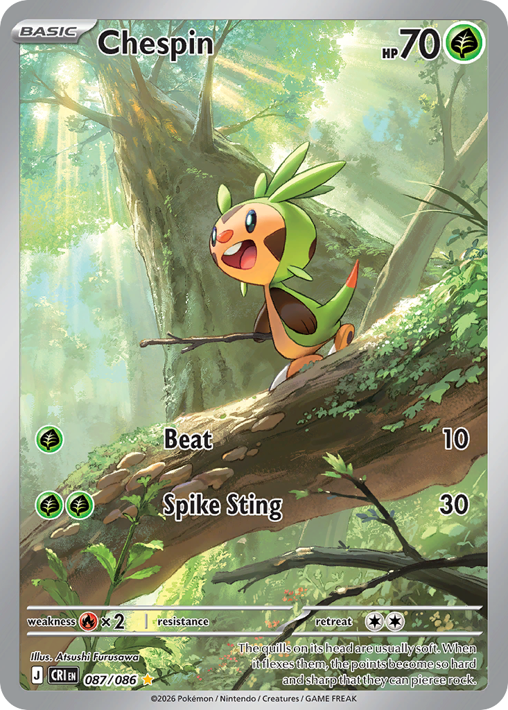 Chespin - 087/086 - Illustration Rare
