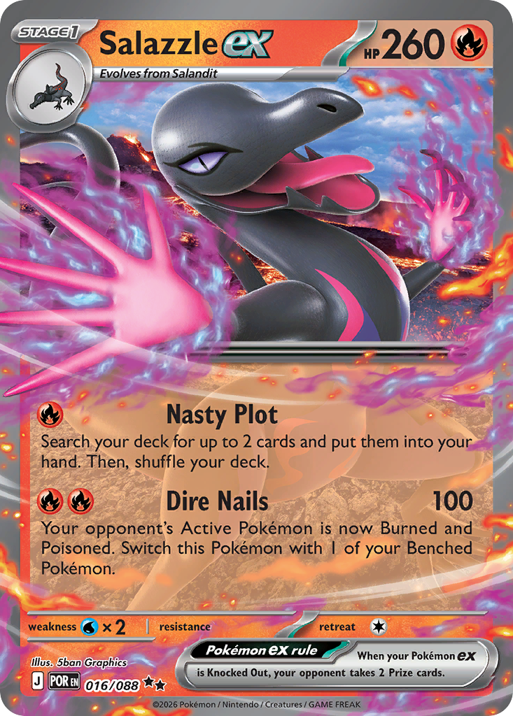 Salazzle ex - 016/088