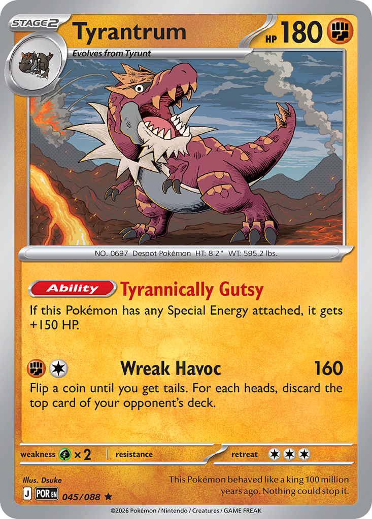 Tyrantrum - 045/088 - Holofoil