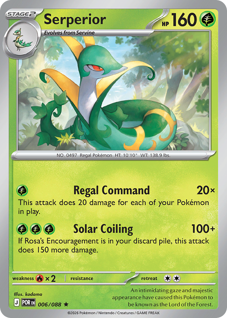 Serperior - 006/088 - Reverse holofoil