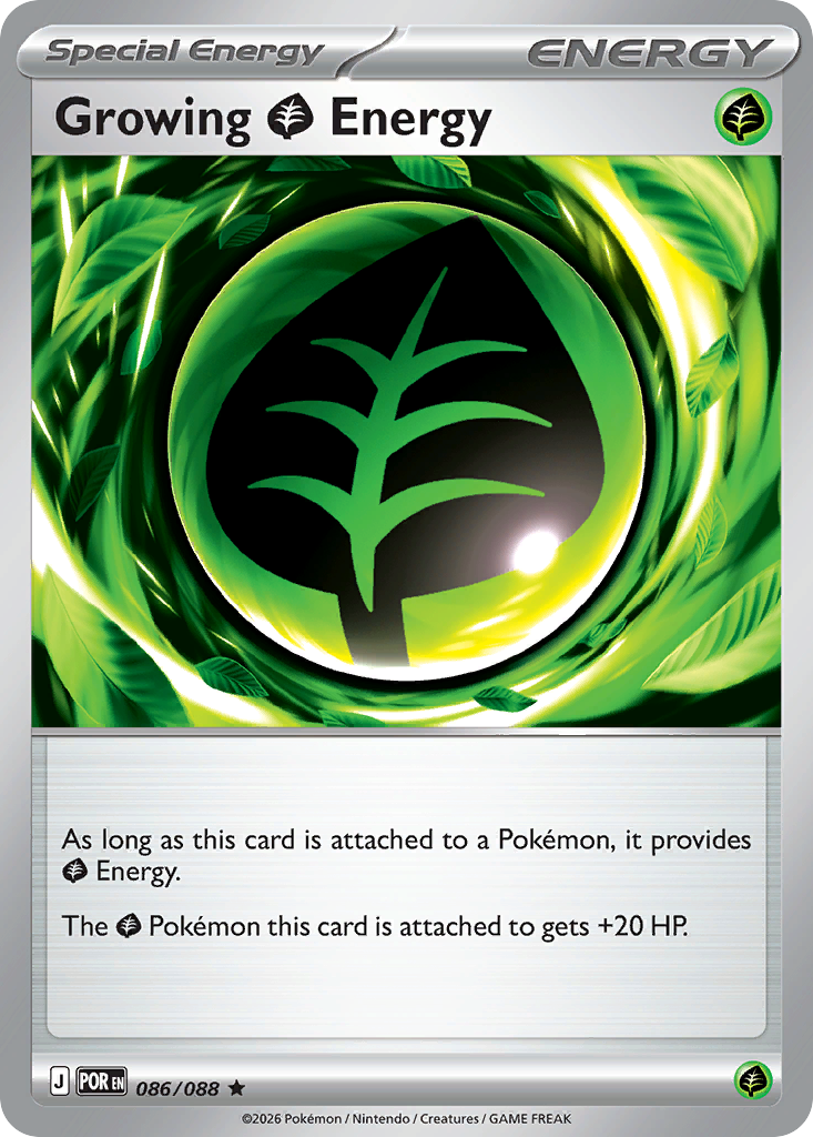 Growing Grass Energy - 086/088 - Reverse Holofoil