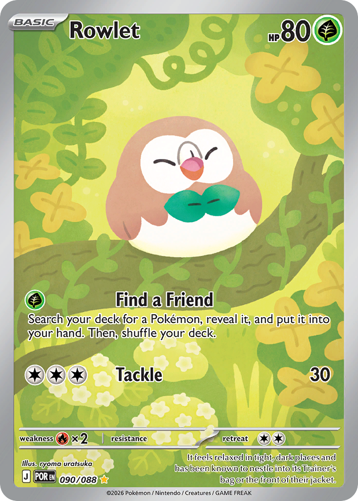 Rowlet - 090/088 - Illustration Rare